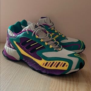 NIB ADIDAS Torsion Trdc Clear Brown Glory Green Women's Sneaker Sz 9.5